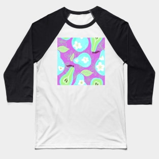 Pear florals Baseball T-Shirt